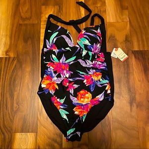 st john's bay plus size swimwear